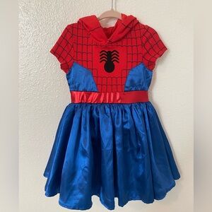 Toddler girl Spiderman dress costume
